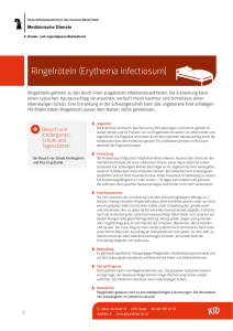 Ringelröteln (Erythema infectiosum)