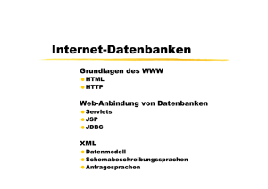 Internet-Datenbanken