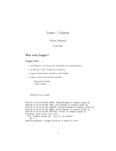 Logger / Logging