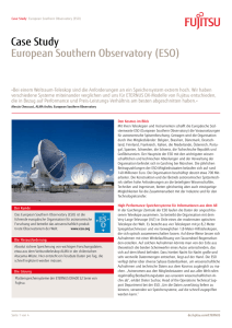 Case Study European Southern Observatory (ESO)