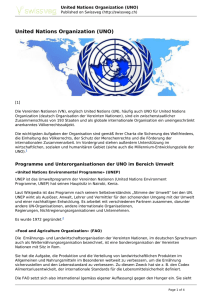 United Nations Organization (UNO)