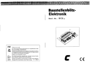 Bausteknblitz- , Elektronik - www.produktinfo.conrad.com
