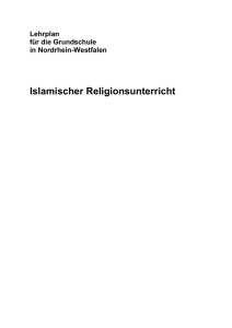 Lehrplan Islamischer Religionsunterricht