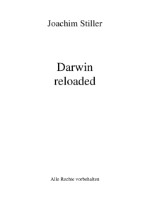 Darwin reloaded - von Joachim Stiller