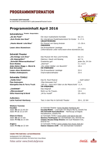 Schmidt Programm April 2016