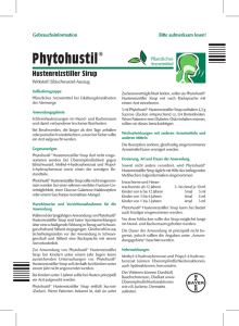 Phytohustil ® Hustenreizstiller Sirup