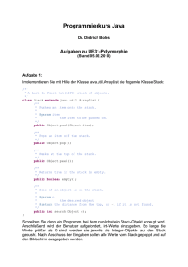 pdf - Programmierkurs Java