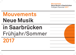 Mouvements Neue Musik in Saarbrücken 2017