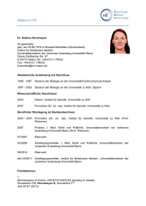 Dr. rer. nat. Nadine Hövelmeyer - FZI