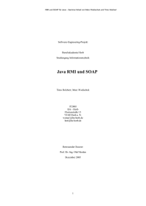 Java RMI und SOAP