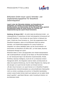 BVKontent GmbH neuer Layer2 Vertriebs