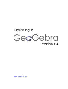 GeoGebra Workshops Outline