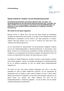 Pressemitteilung - Bayern Tourismus