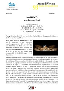 PM Nabucco 19. Juni - 5 September 2015