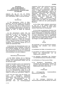 1 - C-FB5-311 Verordnung über das Naturdenkmal „Höhlen im