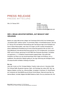 Press Release Monier GmbH