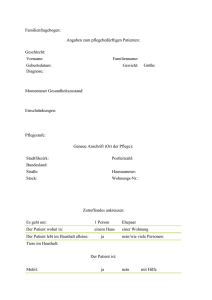 Vorlage Patienteninformation - Private niederösterreichische