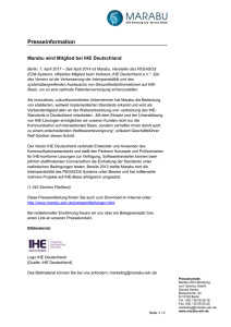 2014-05-22_Marabu wird Mitglied bei IHE Deutschland