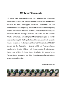 10 Mann der Motorradabteilung des SAV Mittelstadt waren kürzlich
