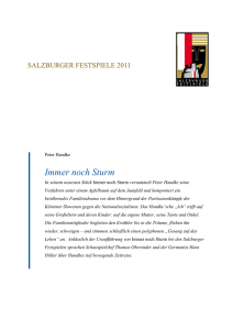 Immer noch Sturm - Salzburger Festspiele