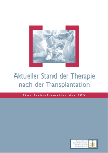 Therapie nach der Transplantation - Dialyse