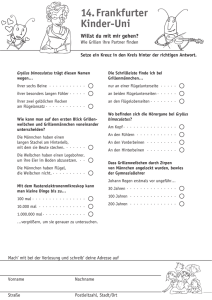 Fragen - 14. Frankfurter Kinder-Uni