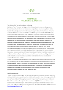 KW37/Platin Prof. Mathias S. Wickleder