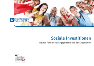 Soziale Investitionen