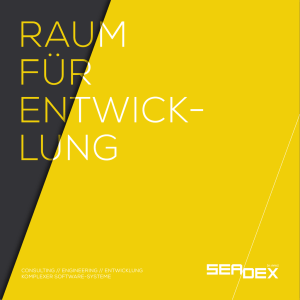 CONSULTING // ENGINEERING // ENTWICKLUNG KOMPLEXER