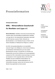 WWL – Wirtschaftliche Gesellschaft für Westfalen und Lippe e.V.
