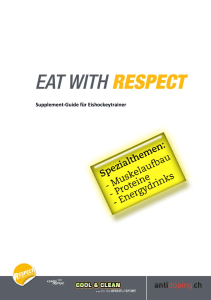 Eat with respect - Supplement-Guide