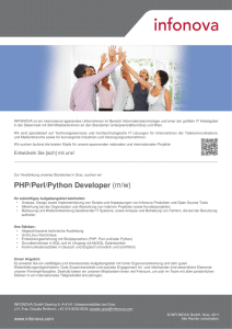 PHP/Perl/Python Developer (m/w)