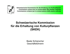 Schweizerische Kommission für die Erhaltung von Kulturpflanzen