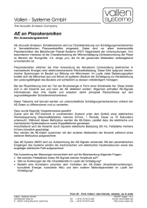 AE an Piezokeramiken - Vallen Systeme GmbH