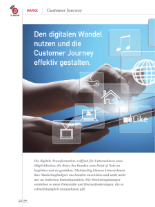 Den digitalen Wandel nutzen und die Customer Journey