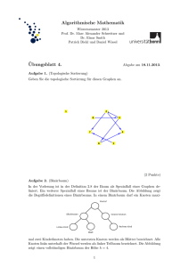 Algorithmische Mathematik ¨Ubungsblatt 4.