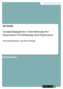i. depressive verstimmung und depression