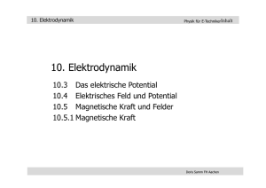 10. Elektrodynamik - Physik