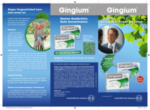Gingium® mit der 3-fach-Wirkung