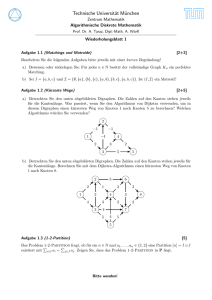 Wiederholungsblatt - TUM - Zentrum Mathematik - M9