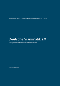 Deutsche Grammatik 2.0