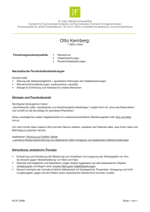 Otto Kernberg - Praxis Dr. med. Katharina Freudenthal