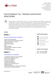 Oracle Database 11g – Database Administrator