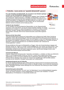 Präbiotika - Verbraucherzentrale Niedersachsen