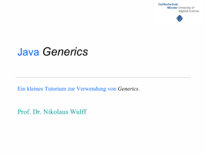 14. Dez Java Generics Primer