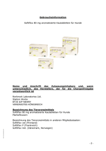 2 - Gebrauchsinformation Softiflox 80 mg aromatisierte