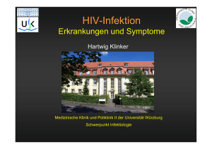 HIV-Infektion - Universitätsklinikum Würzburg, Medizinische Klinik