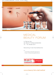 medical beauty forum - BEAUTY FORUM Messen