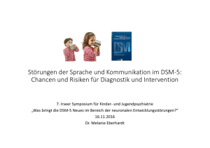 Störungen der Sprache und Kommunikation im DSM-5