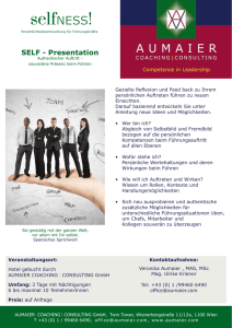 SELF - Presentation - AUMAIER Coaching Consulting